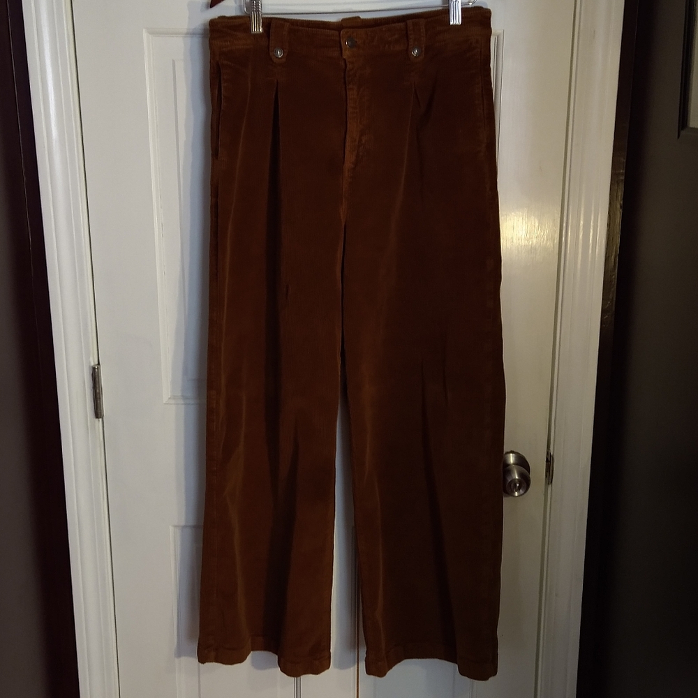 Women's Size 14 Wide Leg Corduroy Pants